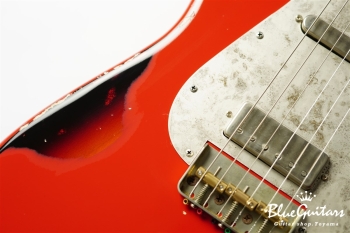 IRIS Standard #127 - Fiesta Red over 3Tone Sunburst