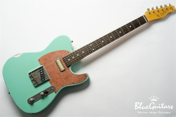 Model T. #136 Medium Aged - Seafoam Green with Copper Pink