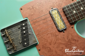 Model T. #136 Medium Aged - Seafoam Green with Copper Pink