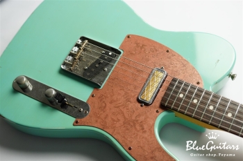 Model T. #136 Medium Aged - Seafoam Green with Copper Pink