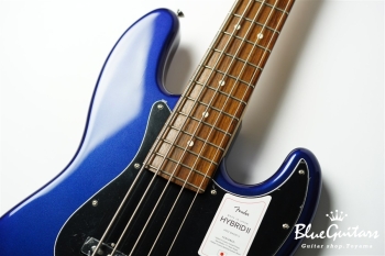 2021 Collection Made in Japan Hybrid II Jazz Bass V - Azurite Metallic