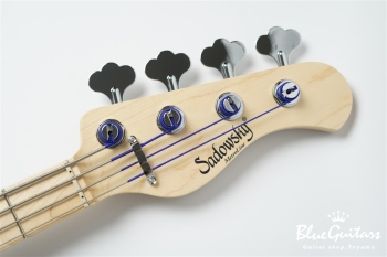 Metroline ML21 VJ4 ASH / Swamp Ash Body / 4-String - Black Satin