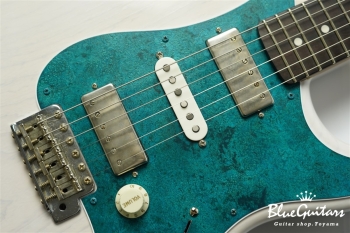 Model S. Patina #107 Light Aged - White Blonde with Orii Blue Conversion