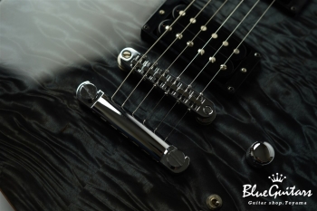 BORDER CUSTOM 666 Quilted Maple Top Mahogany Back - Trans Black