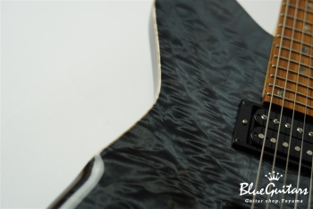 BORDER CUSTOM 666 Quilted Maple Top Mahogany Back - Trans Black