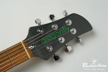 BORDER CUSTOM 666 Quilted Maple Top Mahogany Back - Trans Black