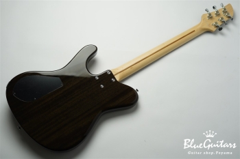 BORDER CUSTOM 666 Quilted Maple Top Mahogany Back - Trans Black