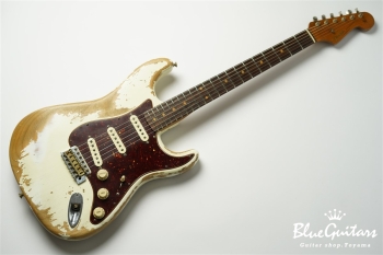 Limited 1962 Stratocaster Super Heavy Relic / Roasted Maple Neck - Aged Olympic White