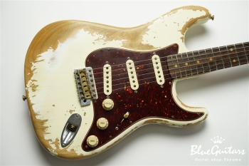 Limited 1962 Stratocaster Super Heavy Relic / Roasted Maple Neck - Aged Olympic White