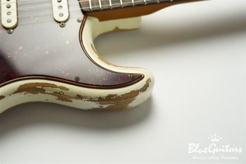 Limited 1962 Stratocaster Super Heavy Relic / Roasted Maple Neck - Aged Olympic White