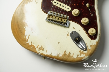 Limited 1962 Stratocaster Super Heavy Relic / Roasted Maple Neck - Aged Olympic White