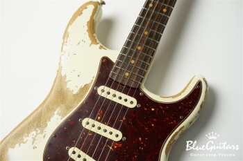 Limited 1962 Stratocaster Super Heavy Relic / Roasted Maple Neck - Aged Olympic White