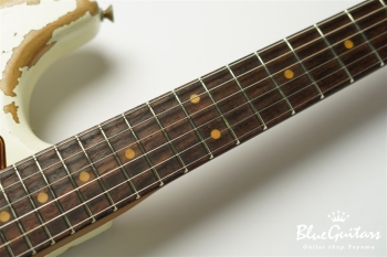 Limited 1962 Stratocaster Super Heavy Relic / Roasted Maple Neck - Aged Olympic White