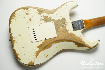 Limited 1962 Stratocaster Super Heavy Relic / Roasted Maple Neck - Aged Olympic White