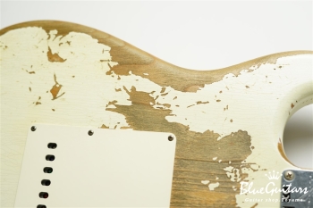 Limited 1962 Stratocaster Super Heavy Relic / Roasted Maple Neck - Aged Olympic White