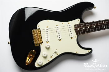 FSR MIJ Traditional 60s Stratocaster Matching Head with Gold Hardware/Black