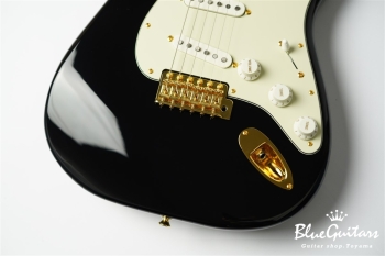 FSR MIJ Traditional 60s Stratocaster Matching Head with Gold Hardware/Black