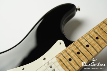 MBS Eric Clapton Stratocaster Flame Neck Masterbuilt by Todd Krause - Black