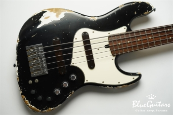 XJ-1T 5st Black (Lacquer) Heavy Aged/Alder/R/MH #2382