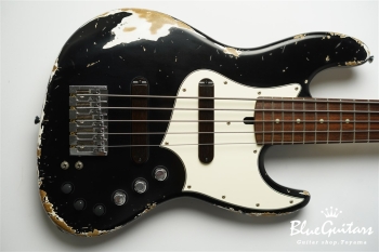 XJ-1T 5st Black (Lacquer) Heavy Aged/Alder/R/MH #2382