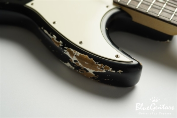 XJ-1T 5st Black (Lacquer) Heavy Aged/Alder/R/MH #2382