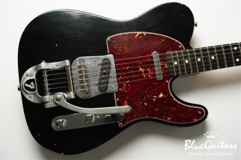 MBS 60s Telecaster Journeyman Relic w/Bigsby Masterbuilt by Yuriy Shishkov - Black