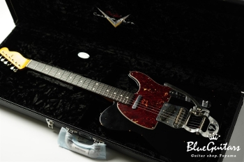 MBS 60s Telecaster Journeyman Relic w/Bigsby Masterbuilt by Yuriy Shishkov - Black