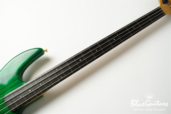 Order 4st Bass / Ash Fretless Modified - See-Thru Green