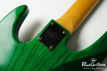 Order 4st Bass / Ash Fretless Modified - See-Thru Green