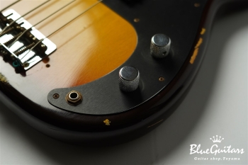 Limited Edition 1958 Precision Bass Relic - Faded Aged Chocolate 3-Color Sunburst