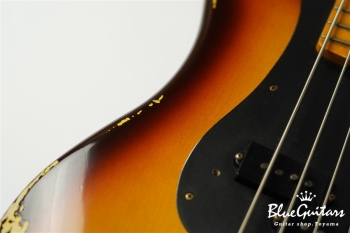 Limited Edition 1958 Precision Bass Relic - Faded Aged Chocolate 3-Color Sunburst