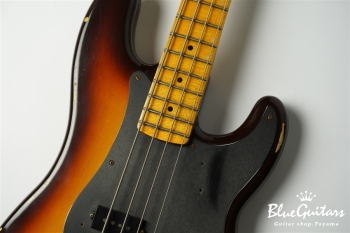 Limited Edition 1958 Precision Bass Relic - Faded Aged Chocolate 3-Color Sunburst