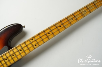 Limited Edition 1958 Precision Bass Relic - Faded Aged Chocolate 3-Color Sunburst