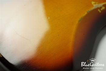 Limited Edition 1958 Precision Bass Relic - Faded Aged Chocolate 3-Color Sunburst