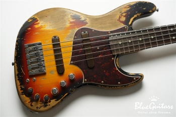 XJ-1T 5st 3Tone Burst (Lacquer) Super Heavy Aged / Alder / RM-R #2731
