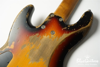 XJ-1T 5st 3Tone Burst (Lacquer) Super Heavy Aged / Alder / RM-R #2731