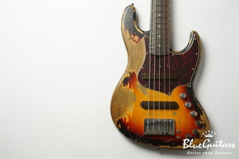 XJ-1T 5st 3Tone Burst (Lacquer) Super Heavy Aged / Alder / RM-R #2731