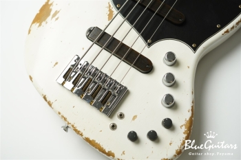 XJ-1T 5st Olympic White (Lacquer) Heavy Aged / Alder / RM-R #2732