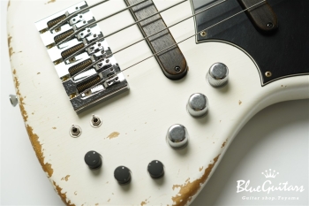 XJ-1T 5st Olympic White (Lacquer) Heavy Aged / Alder / RM-R #2732
