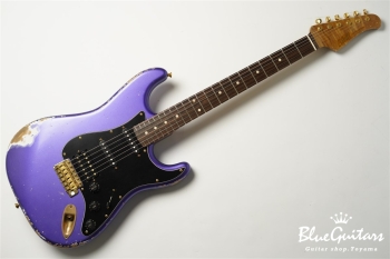 XSC-2 - Purple Metallic / Heavy Aged / Alder / Rosewood / Roasted Flame Maple Neck #2928