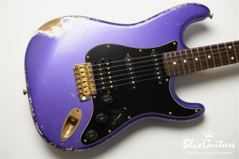 XSC-2 - Purple Metallic / Heavy Aged / Alder / Rosewood / Roasted Flame Maple Neck #2928
