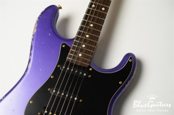 XSC-2 - Purple Metallic / Heavy Aged / Alder / Rosewood / Roasted Flame Maple Neck #2928