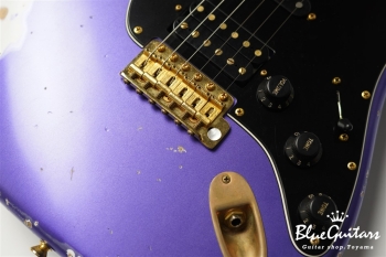 XSC-2 - Purple Metallic / Heavy Aged / Alder / Rosewood / Roasted Flame Maple Neck #2928
