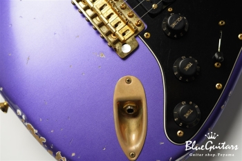 XSC-2 - Purple Metallic / Heavy Aged / Alder / Rosewood / Roasted Flame Maple Neck #2928