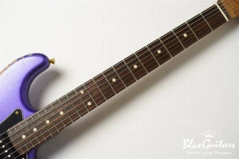 XSC-2 - Purple Metallic / Heavy Aged / Alder / Rosewood / Roasted Flame Maple Neck #2928