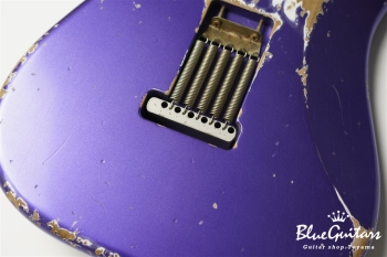 XSC-2 - Purple Metallic / Heavy Aged / Alder / Rosewood / Roasted Flame Maple Neck #2928