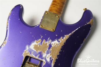 XSC-2 - Purple Metallic / Heavy Aged / Alder / Rosewood / Roasted Flame Maple Neck #2928