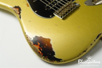 XSC-2 - Aztec Gold over 2TB / Heavy Aged / Alder / Rosewood / Roasted Flame Maple Neck #2930