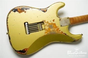 XSC-2 - Aztec Gold over 2TB / Heavy Aged / Alder / Rosewood / Roasted Flame Maple Neck #2930