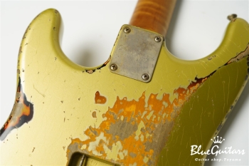 XSC-2 - Aztec Gold over 2TB / Heavy Aged / Alder / Rosewood / Roasted Flame Maple Neck #2930